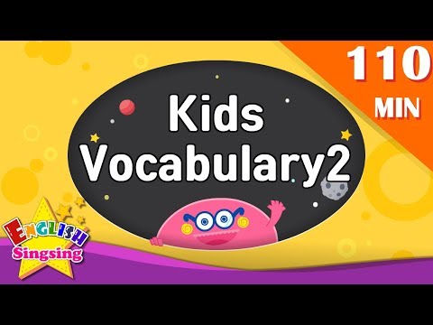 Kids vocabulary 2 compilation - Animation Words collection (ABC first Dictionary)｜English  for kids