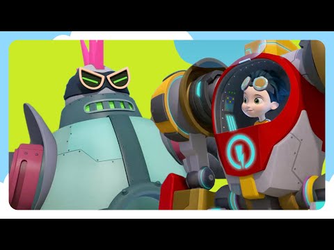 Rusty vs Super Villain Bot +MORE | Rusty Rivets | Cartoons for Kids