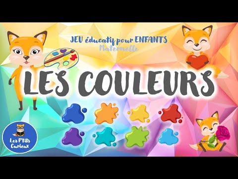 LES COULEURS en fran&ccedil;ais 🌈 Jeu &eacute;ducatif Quiz pour Enfants 🎲 Maternelle