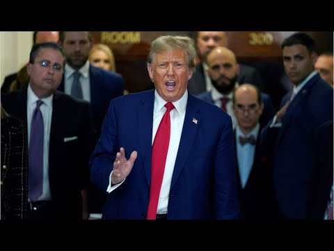 Donald Trump defies judge and gives courtroom speech in civil fraud trial