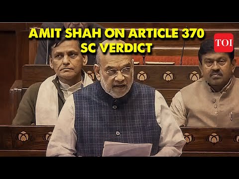 Amit Shah: &lsquo;Supreme Court verdict proved that abrogating Article 370 was completely constitutional&rsquo;
