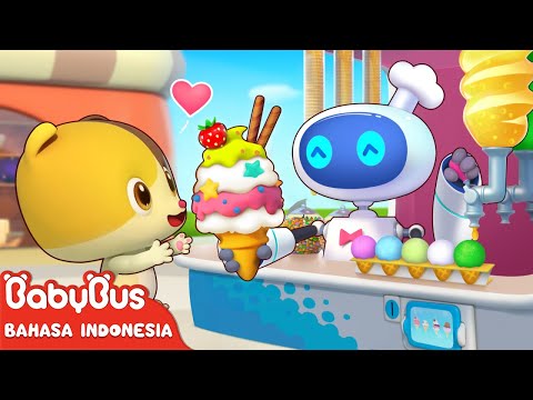 Si Imut Timi &amp; Mimi | Mesin Penjual Es Krim Ajaib | Lagu Anak-anak | Bahasa Indonesia | BabyBus