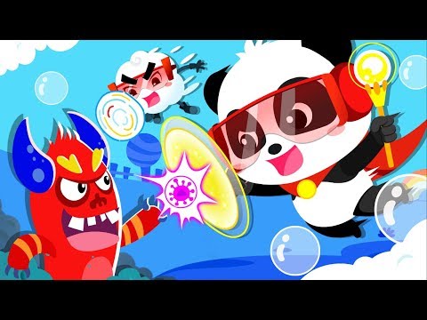 Panda Knight Defeats Bad Germs | Play Safe Song | Nursery Rhymes | Kids Songs | Baby Songs | BabyBus