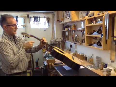 How to make the saddle for a classical guitar