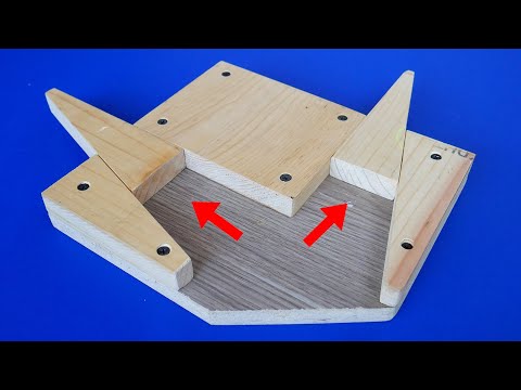 Few know the trick of joining wood at an angle for joints with precise results.