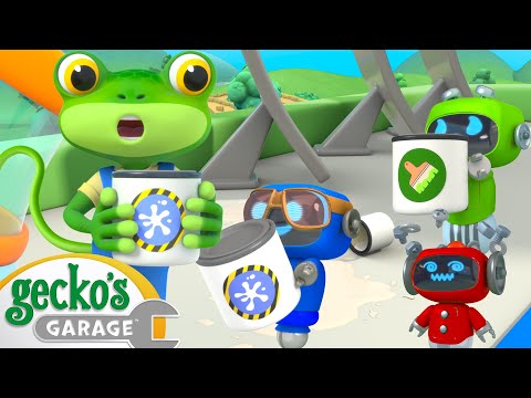 Gecko's Sticky Situation | Gecko's Garage | Trucks For Children | Cartoons For Kids