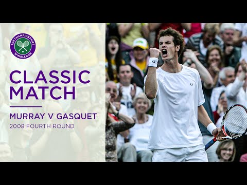 Andy Murray vs Richard Gasquet | Wimbledon 2008 Fourth Round Replayed