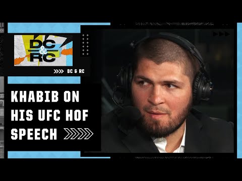 Khabib Nurmagomedov explains why he didn&amp;rsquo;t mention Conor McGregor fight in UFC HOF speech | DC &amp;amp; RC