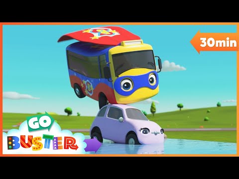 Buster's Superhero Adventure! | Go Buster | Baby Cartoon | Kids Video