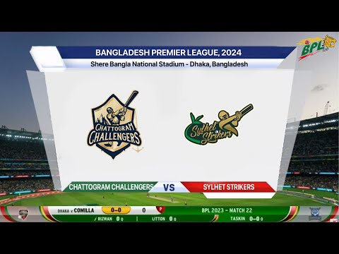 🔴Live: Chattogram Challengers Vs Sylhet Strikers - Match 2 | CCH vs SYL | Bangladesh Premier League