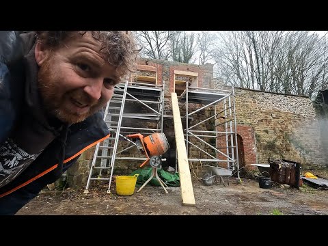 33. Has the concrete form held? Renovating an abandoned house