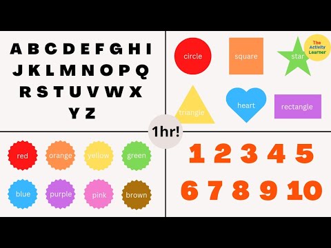 Ultimate Preschool Learning Video | Letters, Colors, Numbers &amp;amp; More | Educational Video for Toddlers