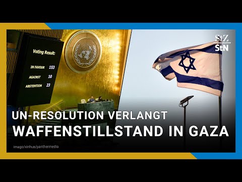 UN-Vollversammlung fordert per Resolution sofortigen Waffenstillstand in Gaza