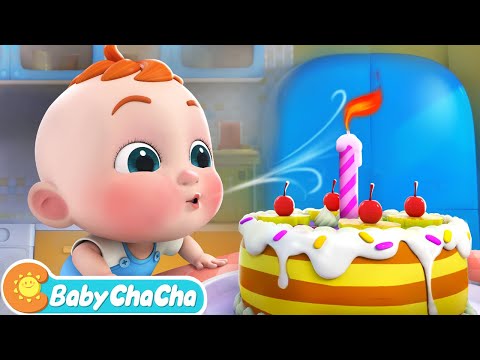 Baby Blows Out the Candle | Happy Birthday to You + More Baby ChaCha Nursery Rhymes &amp; Kids Songs