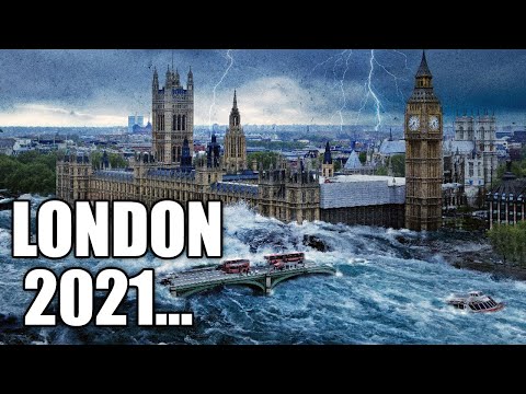 Apocalypse in England! London is in chaos! The strongest Flood and Storm! Thunderstorms!