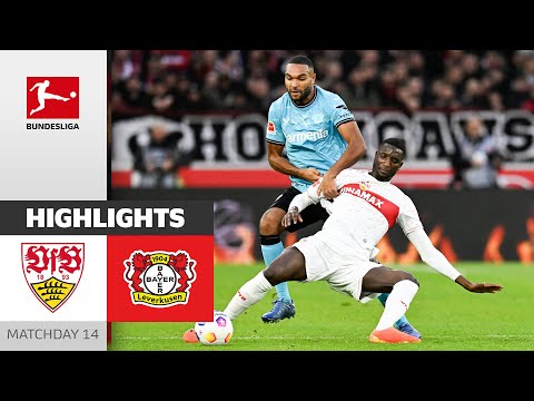 VfB Stuttgart - Bayer 04 Leverkusen 1-1 | Highlights | Matchday 14 &ndash; Bundesliga 2023/24