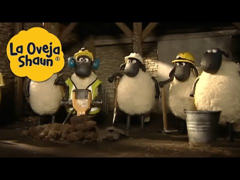 La Oveja Shaun 🐑 Ovejas de construcci&oacute;n 🐑 Dibujos animados para ni&ntilde;os