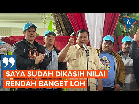 Kelakar Prabowo Saat Diminta Joget oleh Relawan Nelayan, Singgung Skor Rendah