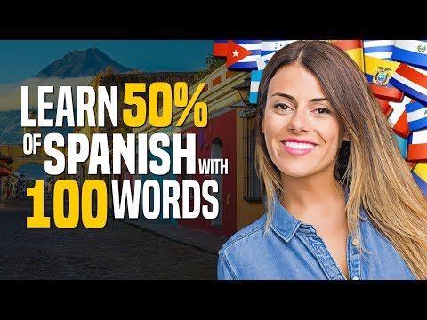 Learn Spanish in 45 minutes! The TOP 100 Most Important Words - OUINO.COM