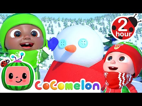 Cody &amp; JJ Holiday Adventure - Snowman Song! | 2 HOUR Singalong with Cody! CoComelon Kids Songs