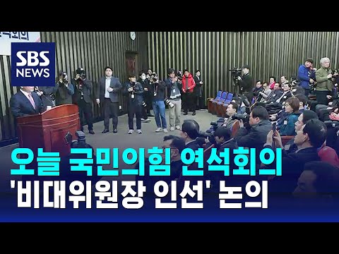 오늘 국민의힘 연석회의&hellip;'비대위원장 인선' 논의 이어가 / SBS