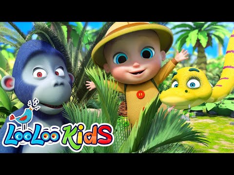 Down in the Jungle + My Family | more Kids Songs and Nursery Rhymes | LooLooKids