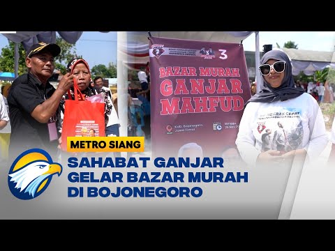 Sahabat Ganjar Gelar Bazar Murah, Bantu Perekonomian Warga Bojonegoro