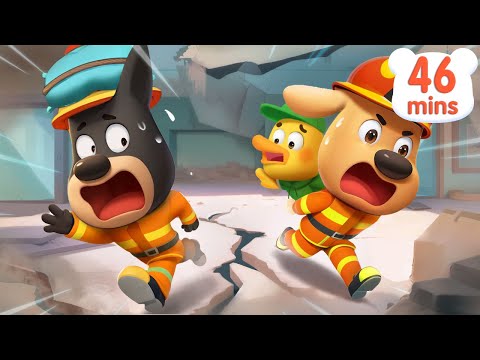 Earthquake Safety | Safety Cartoon | Detective Cartoon | Kids Cartoon | Sheriff Labrador | BabyBus