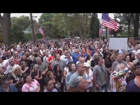 Protests continue over housing migrants on Staten Island