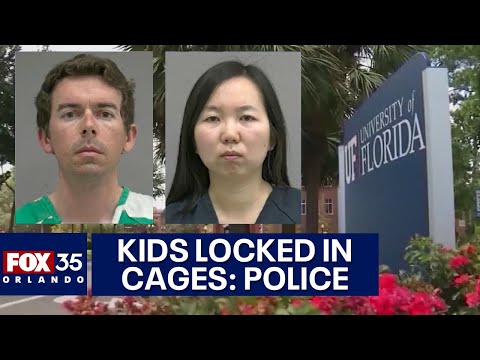 Kids kept in cages by couple who were University of Florida scientists, police say