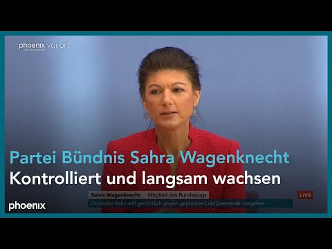 BPK: Gr&uuml;ndung der Partei &quot;B&uuml;ndnis Sahra Wagenknecht - Vernunft und Gerechtigkeit&quot;, 08.01.2024