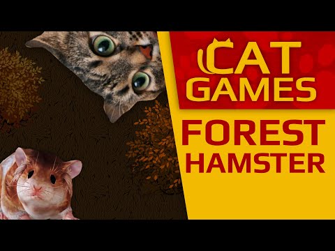 CAT GAMES - 🐹 Forest Hamster (Videos for Cats to watch) 2 Hours 4K