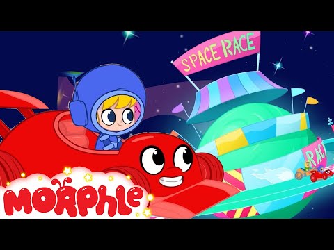 A Race In Space! UFO and Morphle - My Magic Pet Morphle | Cartoons For Kids | Morphle TV