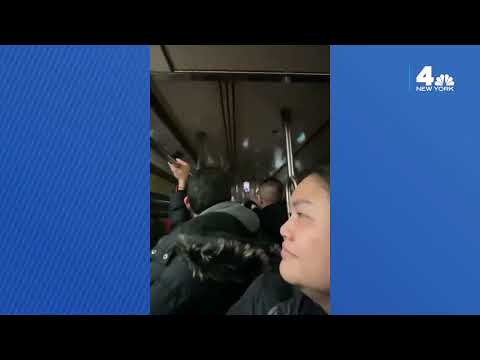 Passenger videos show FDNY evacuate trains after minor bump causes derailment | NBC New York