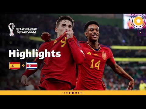 Spain Set a New Record | Spain v Costa Rica highlights | FIFA World Cup Qatar 2022