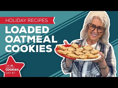 Holiday Cooking &amp; Baking Recipes: Loaded Oatmeal Cookies Recipe | 7th Day of Christmas Cookies