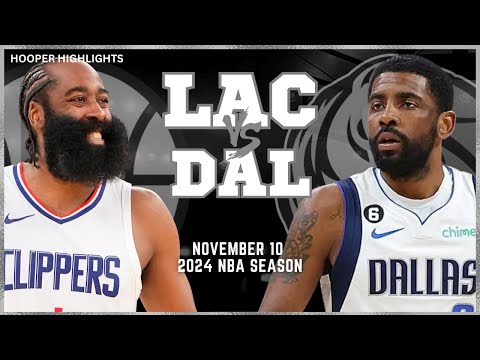 Dallas Mavericks vs LA Clippers Full Game Highlights | Nov 10 | 2024 NBA Season