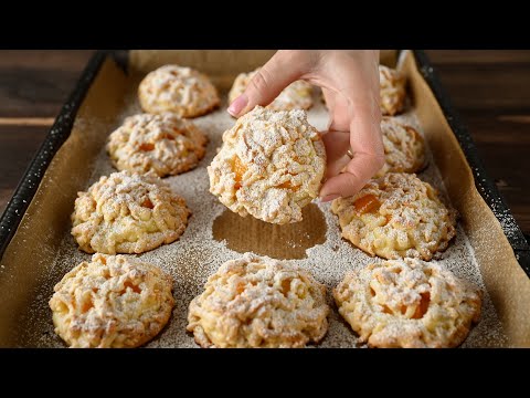 The famous French cake that melts in your mouth. Apricot clouds, simple and delicious!