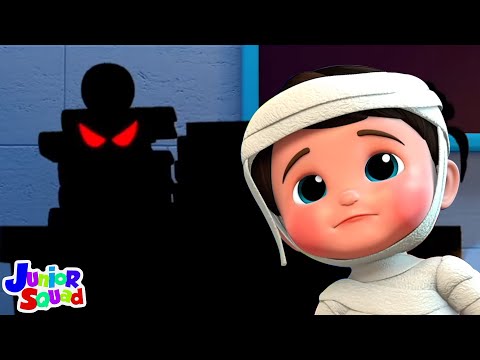 Monster In The Dark - Sing Along | Spooky Rhymes and Scary Videos | Halloween Songs for Kids