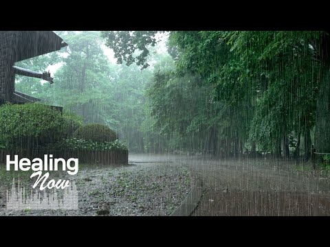 Have a good night's sleep in the pouring rain. Rain sound that makes you Fast Sleep, Lullaby ASMR