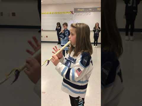 Mrs. Alguire's 4th Grade Performing &quot;Gently Sleep&quot; on recorder