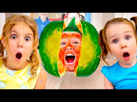 Five Kids Watermelon Song + more Children's Songs and Videos