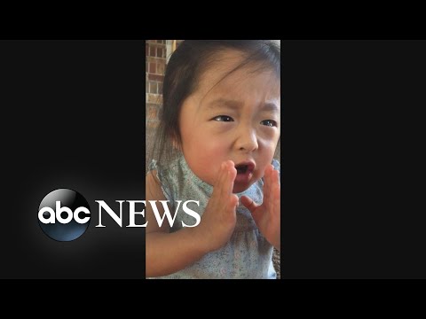 Girl, 5, recalls moment she met adoptive parents