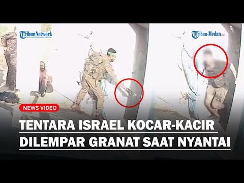 TENTARA ISRAEL KELIMPUNGAN, Dilempari Hamas Granat Saat Nyantai