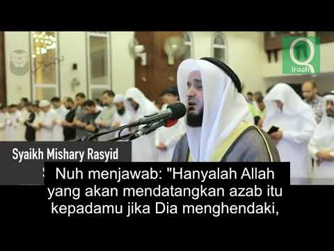 Mishary Rashid Al Afasy Menangis Saat Membaca Surat Hud ( Cerita Nabi Nuh As )