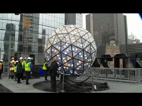 First look at Times Square ball ahead of New Year's Eve celebrations