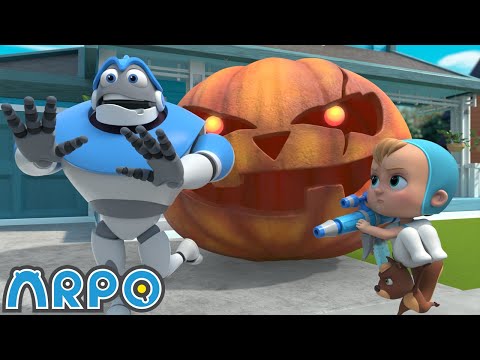 Night of the Living Pumpkin | Baby Daniel and ARPO The Robot | Funny Cartoons for Kids