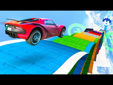 GTA 5 MEGA RAMP Gameplay ▸ NO COPYRIGHT GAMEPLAY for TikTok &amp; YouTube | FREE TO USE Gameplay | 438