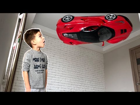 Mark plays hide and seek with cool cars. Video for kids.