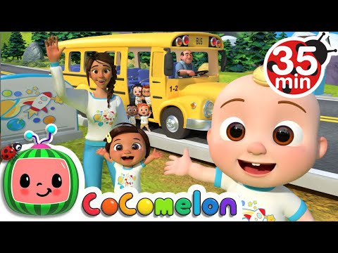 Wheels On The Bus (School Edition)  + More Nursery Rhymes &amp; Kids Songs - CoComelon